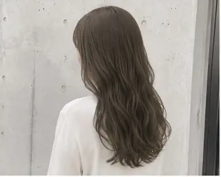 ロング カラー 💠透明感グレージュ /韓国風レイヤー💠のヘアスタイル