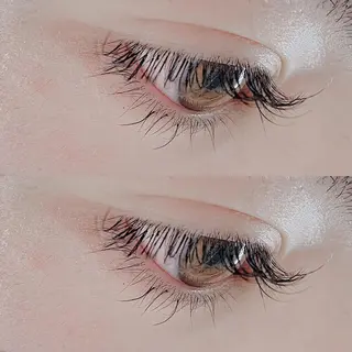 マツエク・マツパ 曲がる縮毛矯正 LIBER 　岩名のヘアスタイル
