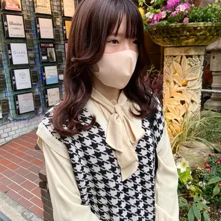 セミロング カラー mai 🎀 /  暖色カラー♡のヘアスタイル