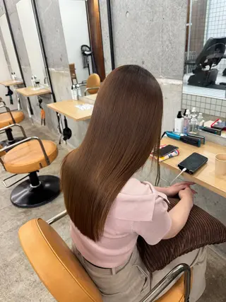 🍒透明感カラー× 艶髪🍒Mihoのヘアスタイル