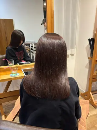 ロング パーマ RINNO🌷透明感 カラー/髪質改善のヘアスタイル