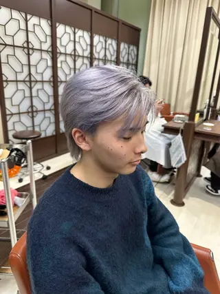 ショート カラー パーマ メンズ 成田No.1 メンズヘア/清和武虎のヘアスタイル