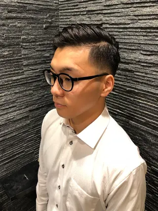 ショート パーマ メンズ 木村 りきのヘアスタイル