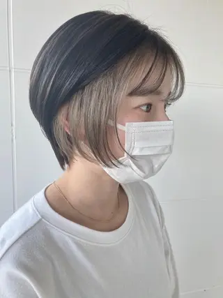 ショート タカツド ユウキのヘアスタイル
