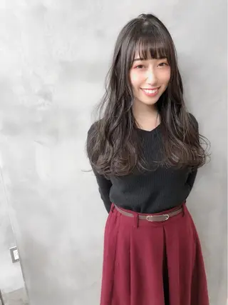 ロング カラー パーマ ヘアアレンジ TOMO GEEKS代表のヘアスタイル