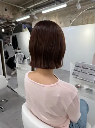 ミディアム カラー yuuna ✮ door whiteのヘアスタイル