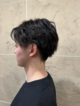 ショート カラー 溜一太/似合わせ/ メンズカットのヘアスタイル