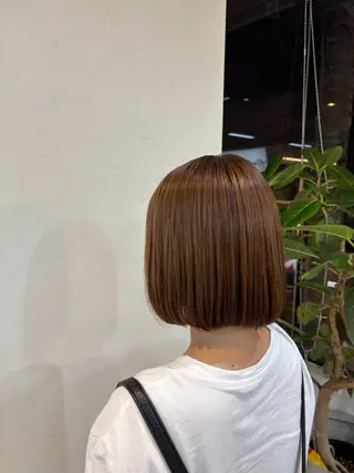 ショート カラー LAMP柏 🦊斉藤かなえのヘアスタイル