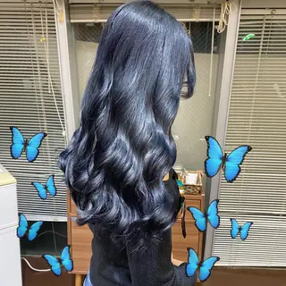ロング カラー 色落ちまで可愛い🧚 心斎橋hikaruのヘアスタイル