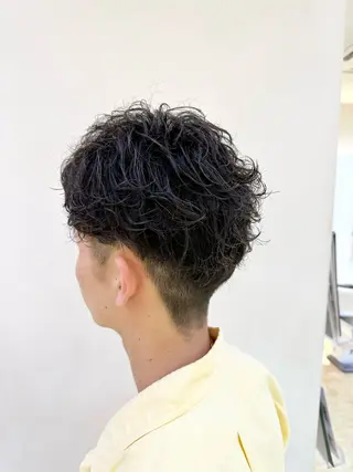 ショート メンズ メンズパーマ/ メンズカット/片山のヘアスタイル