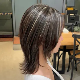 カラー 艶髪/透明感カラー/ 渋谷/ゆうな🤍のヘアスタイル