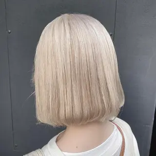 ショート カラー マンツーマン女性 美容師 奏のヘアスタイル