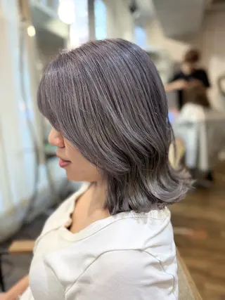 ミディアム カラー パーマ ヘアアレンジ 👑指名率No.1 👑坂口飛翔のヘアスタイル