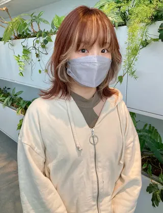 セミロング カラー 🌷小野田 睦🌷のヘアスタイル