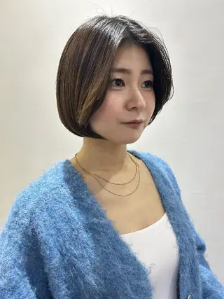 ショート ボブ人気No,1✨ TAME副店長のヘアスタイル