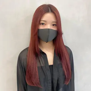 ロング カラー 🩵ブリーチカラー MIORI🩵のヘアスタイル