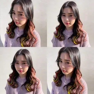 ロング Shiho お洒落な エクステ♡ハイトーンのヘアスタイル