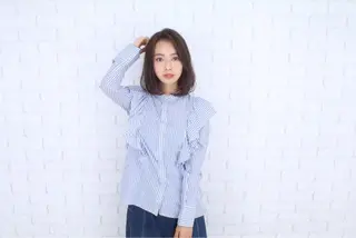 ミディアム カラー noa ノアのヘアスタイル