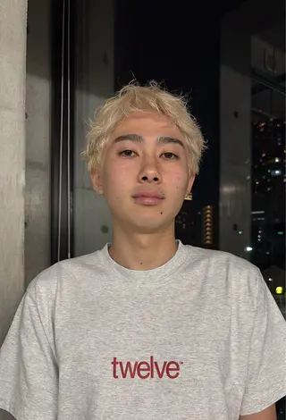 メンズ フジイ トワのヘアスタイル
