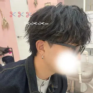 メンズ ronmuu／ shizukuのヘアスタイル