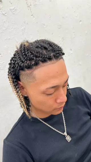 パーマ メンズ 渋谷メンズ 松永蓮のヘアスタイル