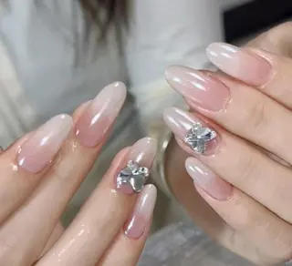 ネイル By moonネイル 🌷ワンホン/韓国風のネイルデザイン