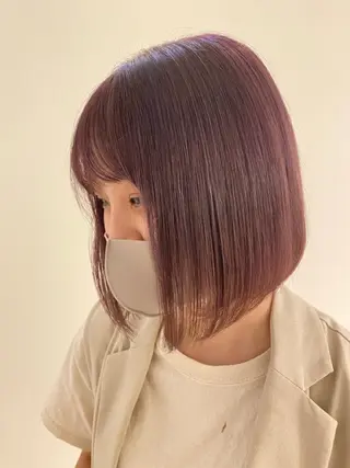 ミディアム カラー 🫧ツヤ髪個室美容室 安食茉莉🫧のヘアスタイル