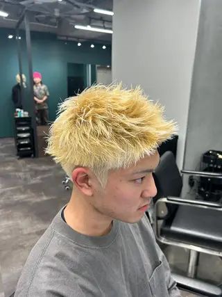 ショート カラー メンズ 🐠メンズ特化🐠 井上風冴のヘアスタイル