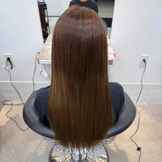 ロング カラー 内田 愛莉のヘアスタイル