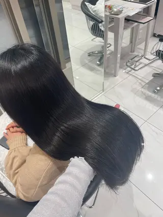 ロング mion🦋韓国ヘア 透明感カラー🫧のヘアスタイル