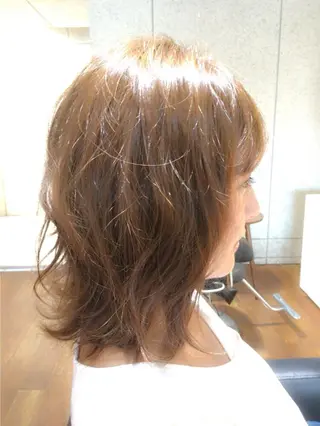 ショート ミディアム カラー creep hair nozomiのヘアスタイル