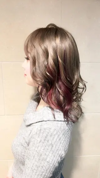 ミディアム カラー 【メンズカット】 澤下瑛一のヘアスタイル