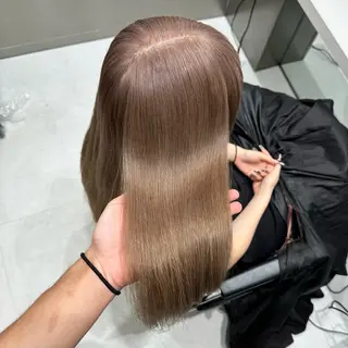 ロング カラー 💫艶ハイトーン×髪 質改善💫リュウトのヘアスタイル