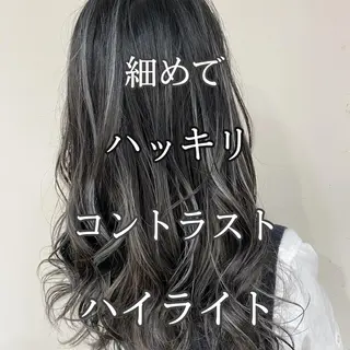 ミディアム カラー 髪質改善カラー韓国風 レイヤーtudaのヘアスタイル