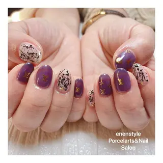 ミディアム ネイル 🐾enen style 🐾のネイルデザイン