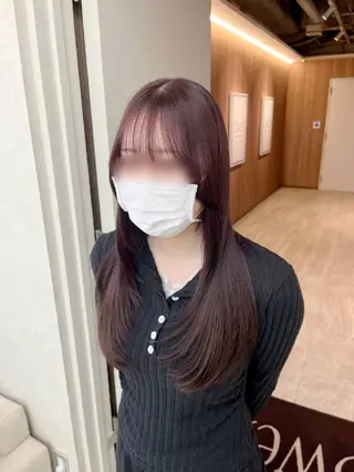 セミロング 縮毛矯正専門💎/ 髪質改善ストレートのヘアスタイル