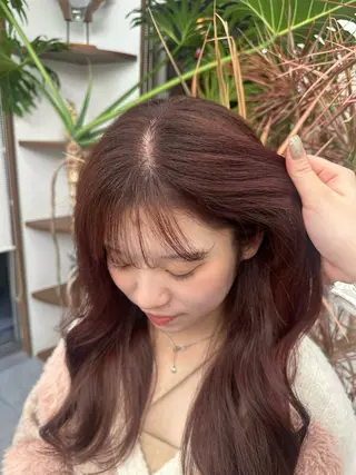 ロング カラー 恩田 遼のヘアスタイル