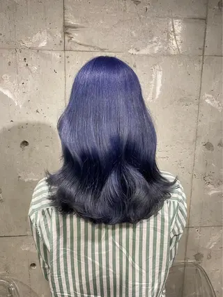 セミロング 🍀yuria/ハイ トーン/ペールカラーのヘアスタイル