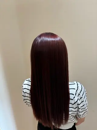 ロング 中島愛佳🐥⸒⸒ 縮毛矯正/艶髪カラーのヘアスタイル