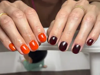 ショート トゥー フエンのネイルデザイン