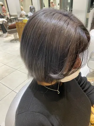 ショート 美髪矯正透明感カラー 江川 和輝のヘアスタイル