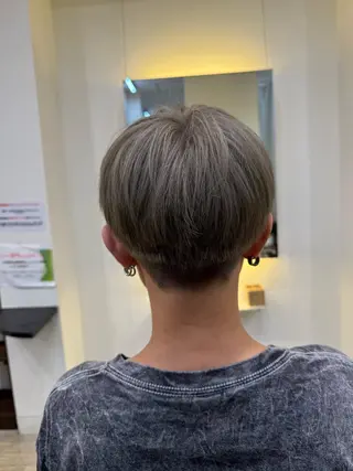 ショート カラー メンズ 永井 天斗のヘアスタイル