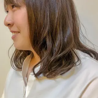 ミディアム パーマ 尾籠 美幸 （オゴモリ ミユキ）のヘアスタイル