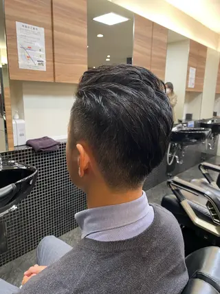 ショート メンズ メンズパーマモデル 大募集中のヘアスタイル
