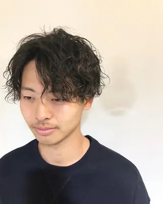 パーマ ヘアアレンジ メンズ メンズ特化✂️栗原 侑也のヘアスタイル