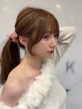 ロング カラー 1日1名様 限定のヘアスタイル