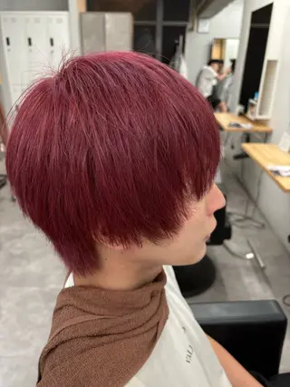ショート カラー メンズ 鈴木 メンズ北千住のヘアスタイル