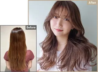 パーマ 金町美容室 お洒落roomルシアのヘアスタイル