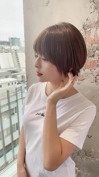 ショート 新宿　ショート・ボブ カットモデル募集のヘアスタイル