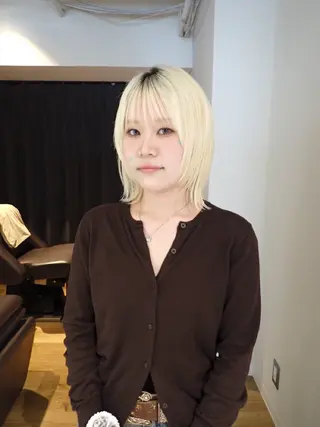 ショート ケアカラー/レイヤー ケンショウのヘアスタイル